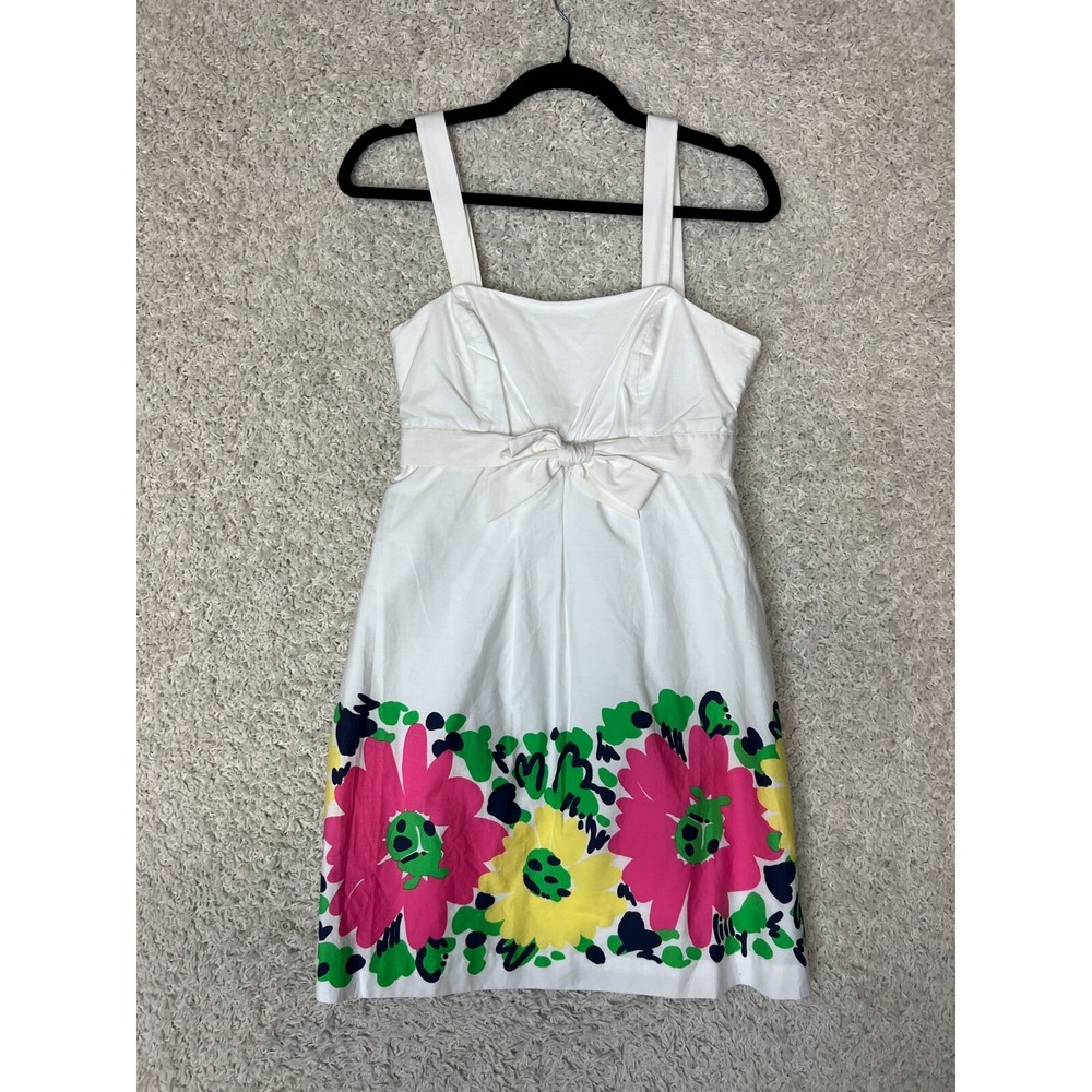 Lilly Pulitzer Avaline Dress Womens 4 Convertible Strap Strapless Floral Resort